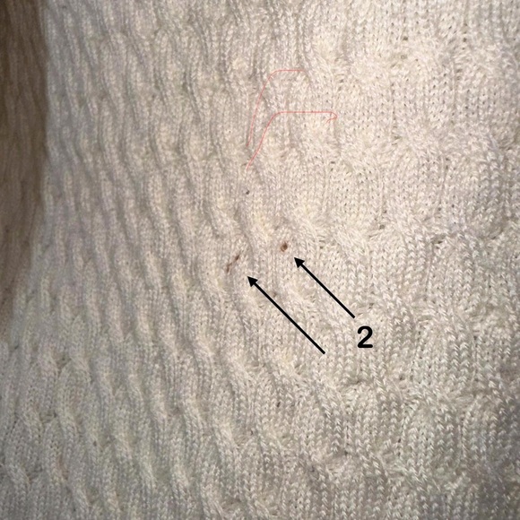 Burberry London 100% Merino Wool Cable Knit Mock Neck Sweater Large EUC - Picture 7 of 10